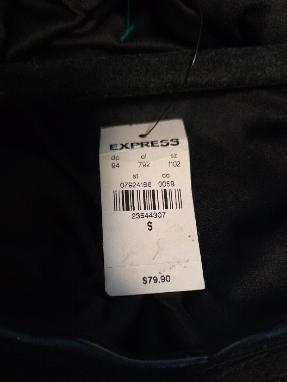 Express Black Ruffle-Trim Mini Dress - Picture 3 of 8